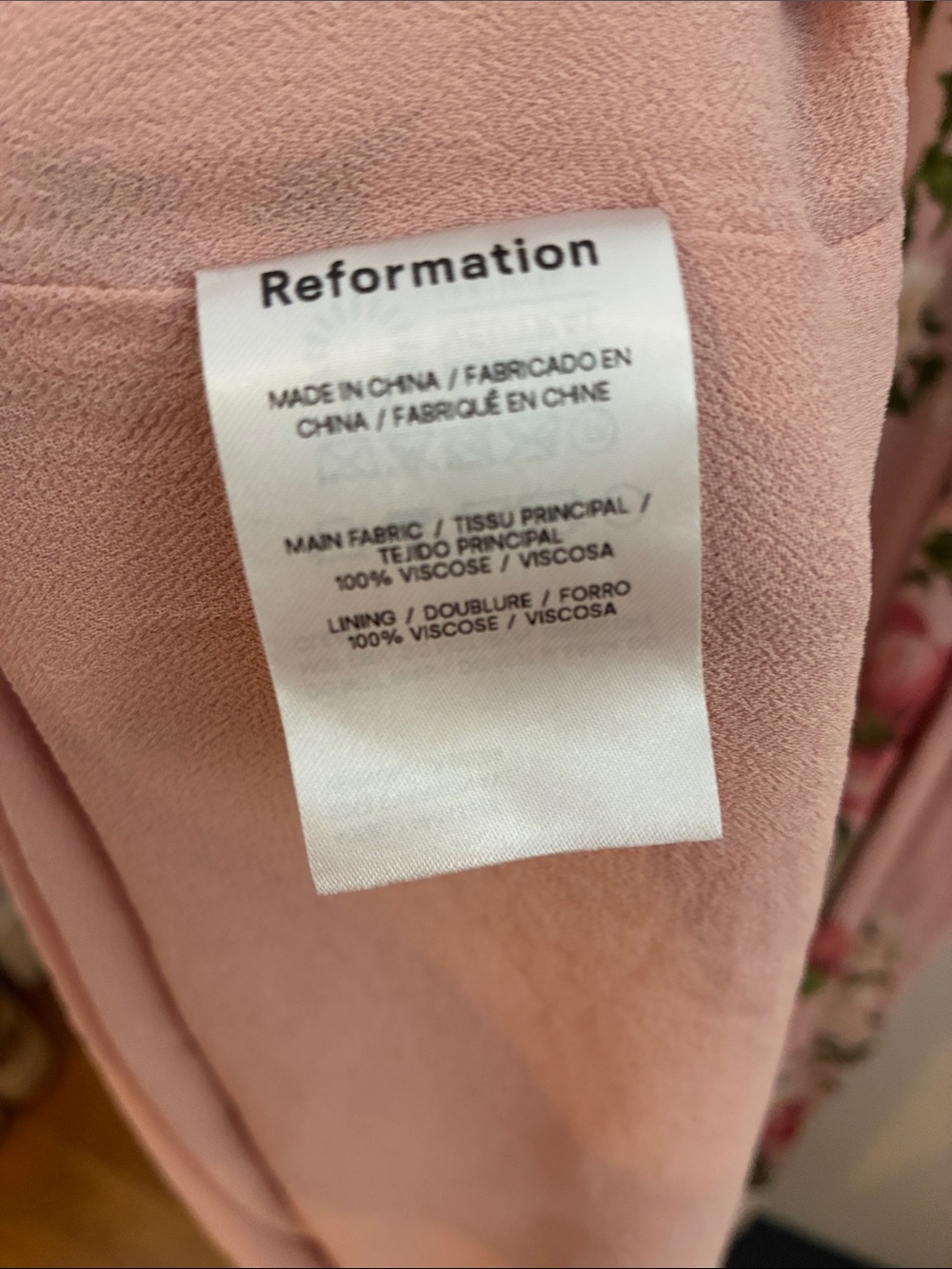 Stunning REFORMATION JAYDE Maxi Rose DRESS • SIZE 8 EUC - Picture 13 of 14